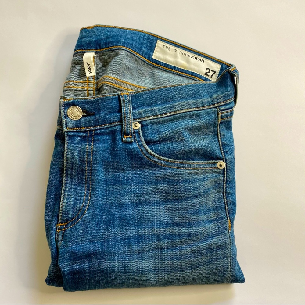 RAG & BONE Distressed Skinny Jeans